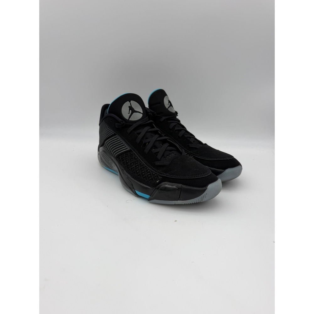 Jordan 38 Low Black Gamma Blue Basketball Shoes FD2326-004 Mens 11.5